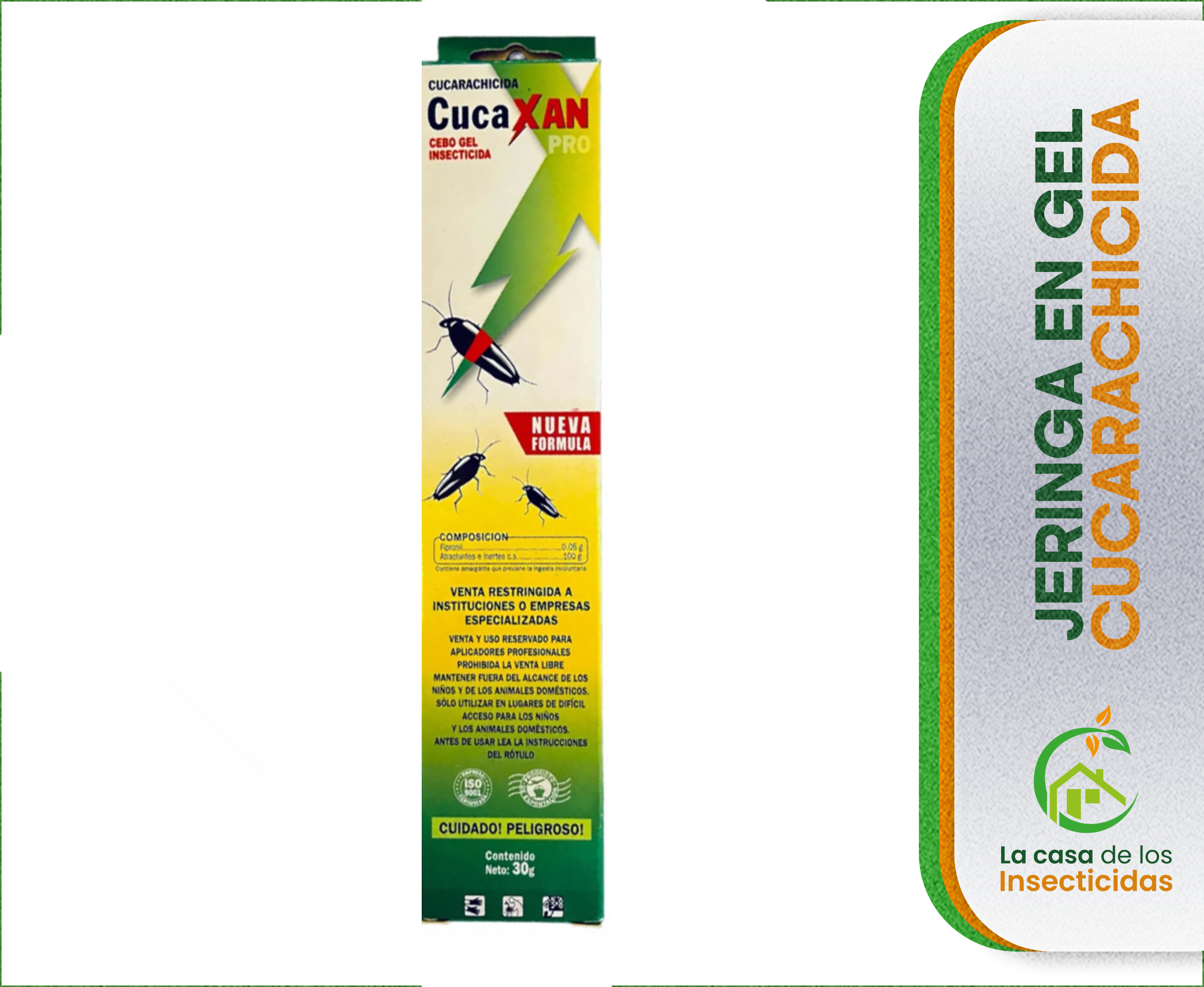 Cucaxan plaguicida Gel Cucarachicida 30g